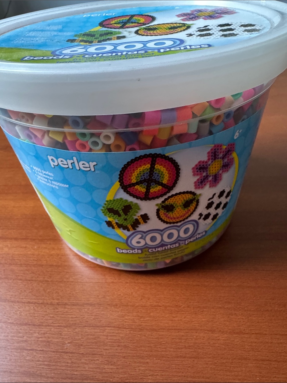 Perler Beads 6,000 Count Bucket-Multi Mix